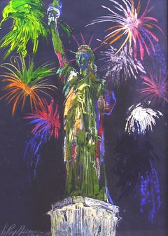 Retro Statue of Liberty