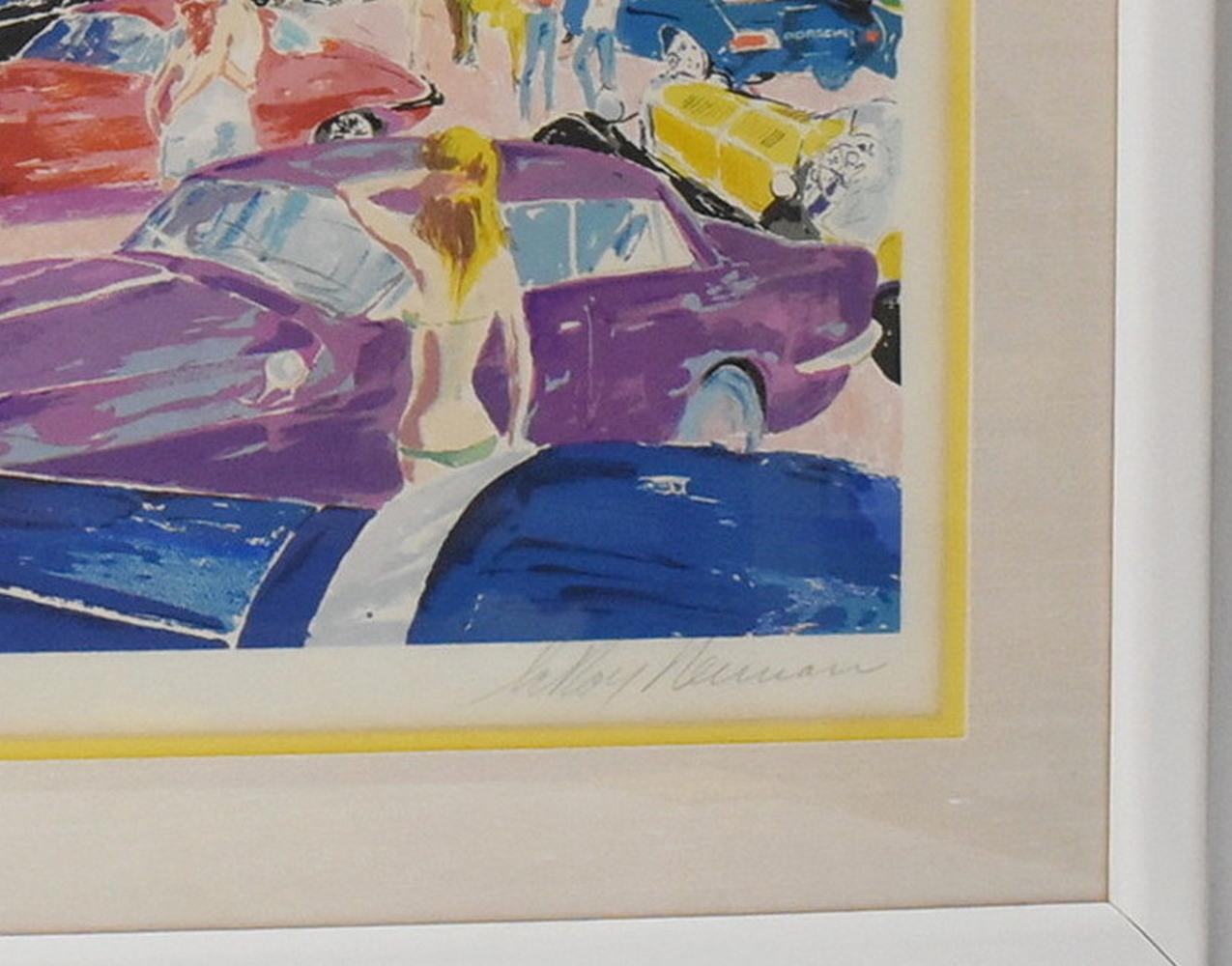 Paper Leroy Neiman Monte Carlo Serigraph, 1982 Signed For Sale