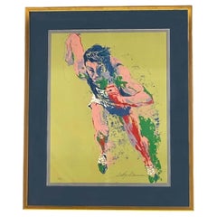 Vintage Leroy Neiman Olympic Runner Print