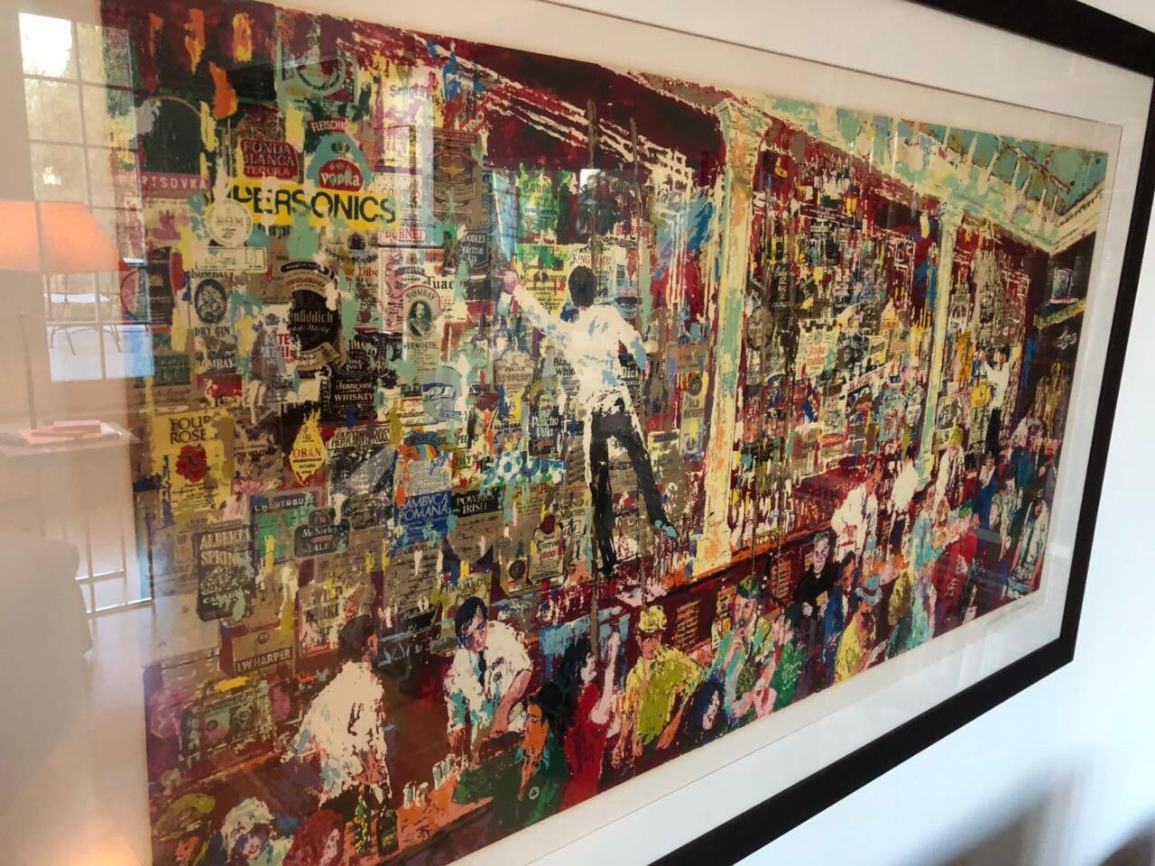 LEROY NEIMAN (1921-2012, NY/IL/MN) F.X. MCRORY'S WHISKEY BAR - 1980 LeRoy Neiman's painting showing the now closed whiskey bar in downtown Seattle. Gouache and pastel on paper , Pencil signed and numbered, limited edition.
Measures 34
