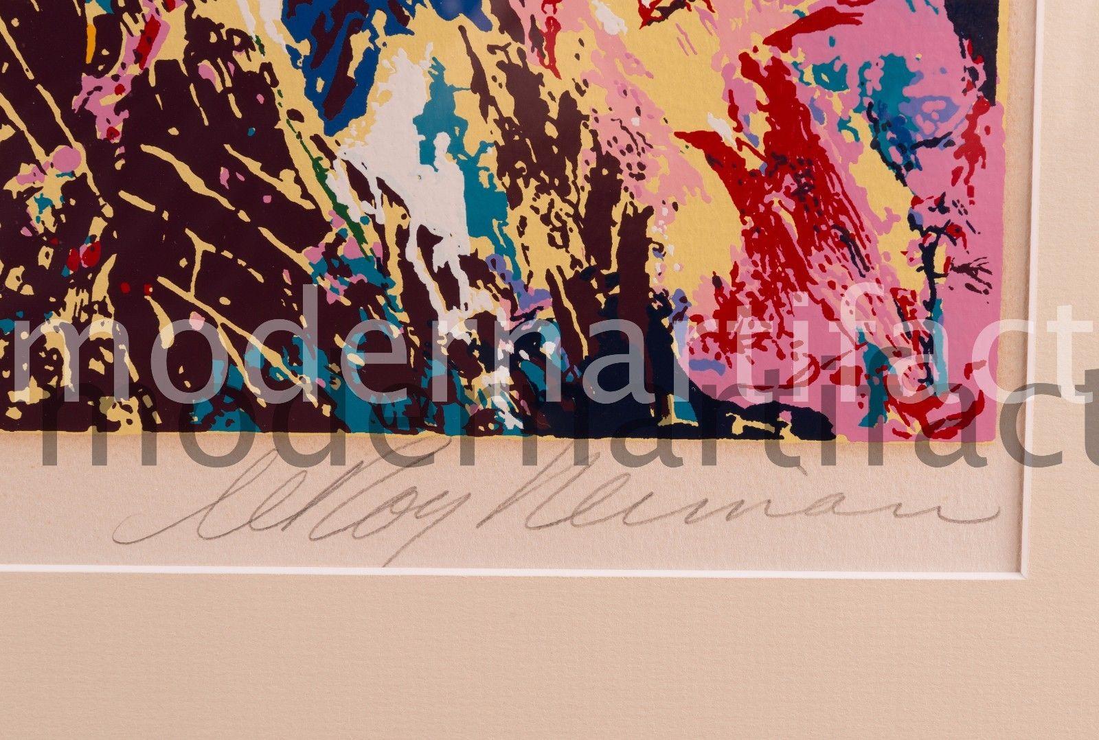 Leroy Neiman Bar at 21 Limited Signed Painting Art All Offers Considered For Sale 2