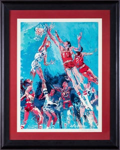 LeRoy Neiman - Hoosier Hoopla 1975, Serigraph
