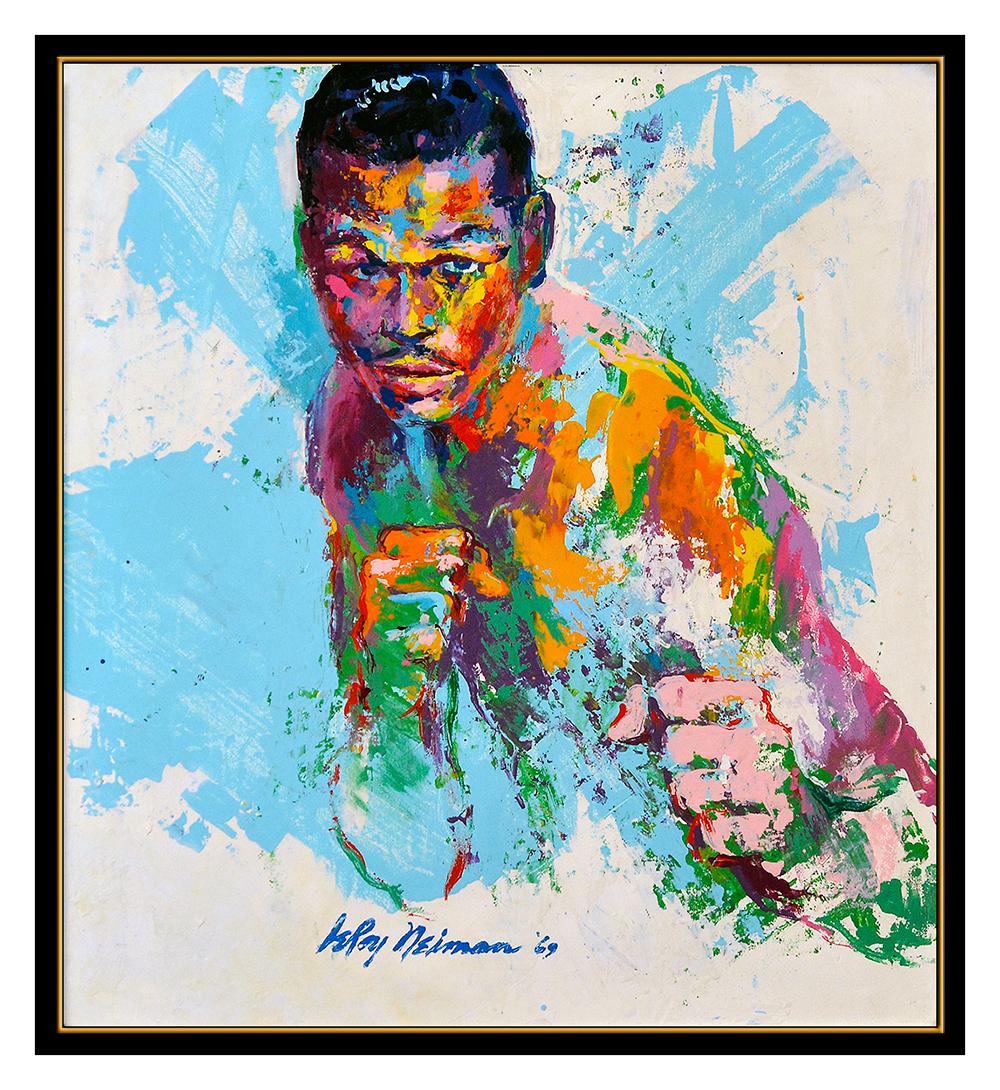 leroy neiman boxing paintings