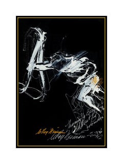 LeRoy Neiman Original Boxing Oil Painting Signed Muhammad Ali Rare Artwork SBO