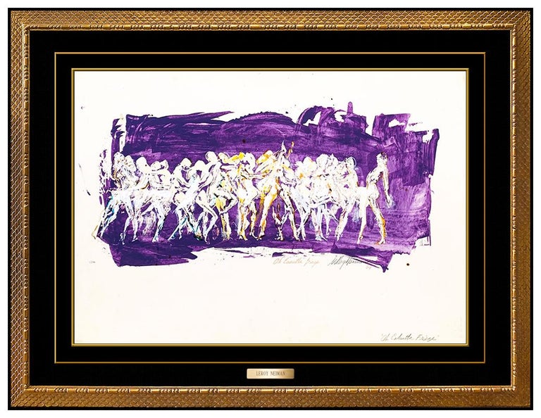 LeRoy Neiman LeRoy Neiman Original Painting Oil on Board Large Oh