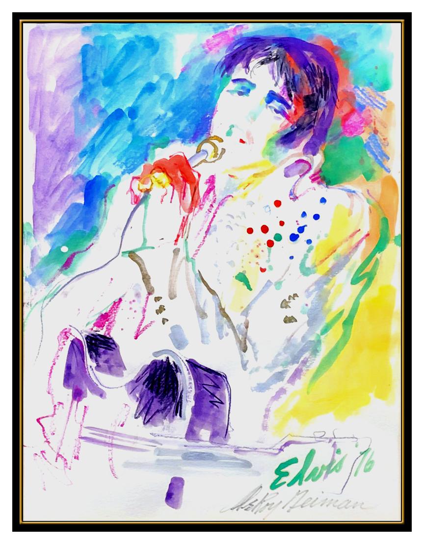 elvis watercolor presley