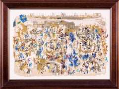 Leroy Neiman Stock Market Limited Signed Original Serigrap All Offers Considered