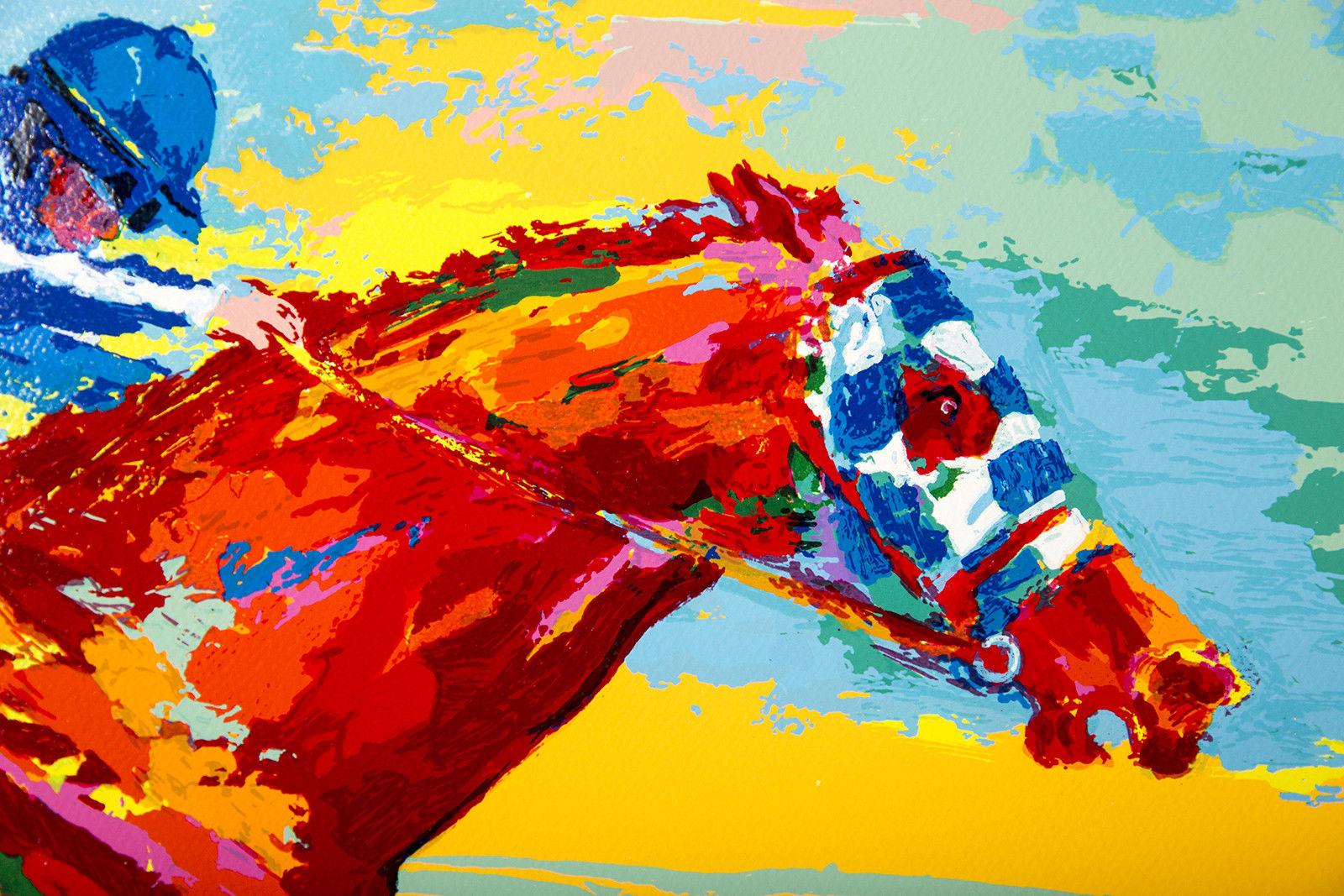 Leroy Neiman The Great Secretariat Serigraph Signed Limited Edition For Sale 3