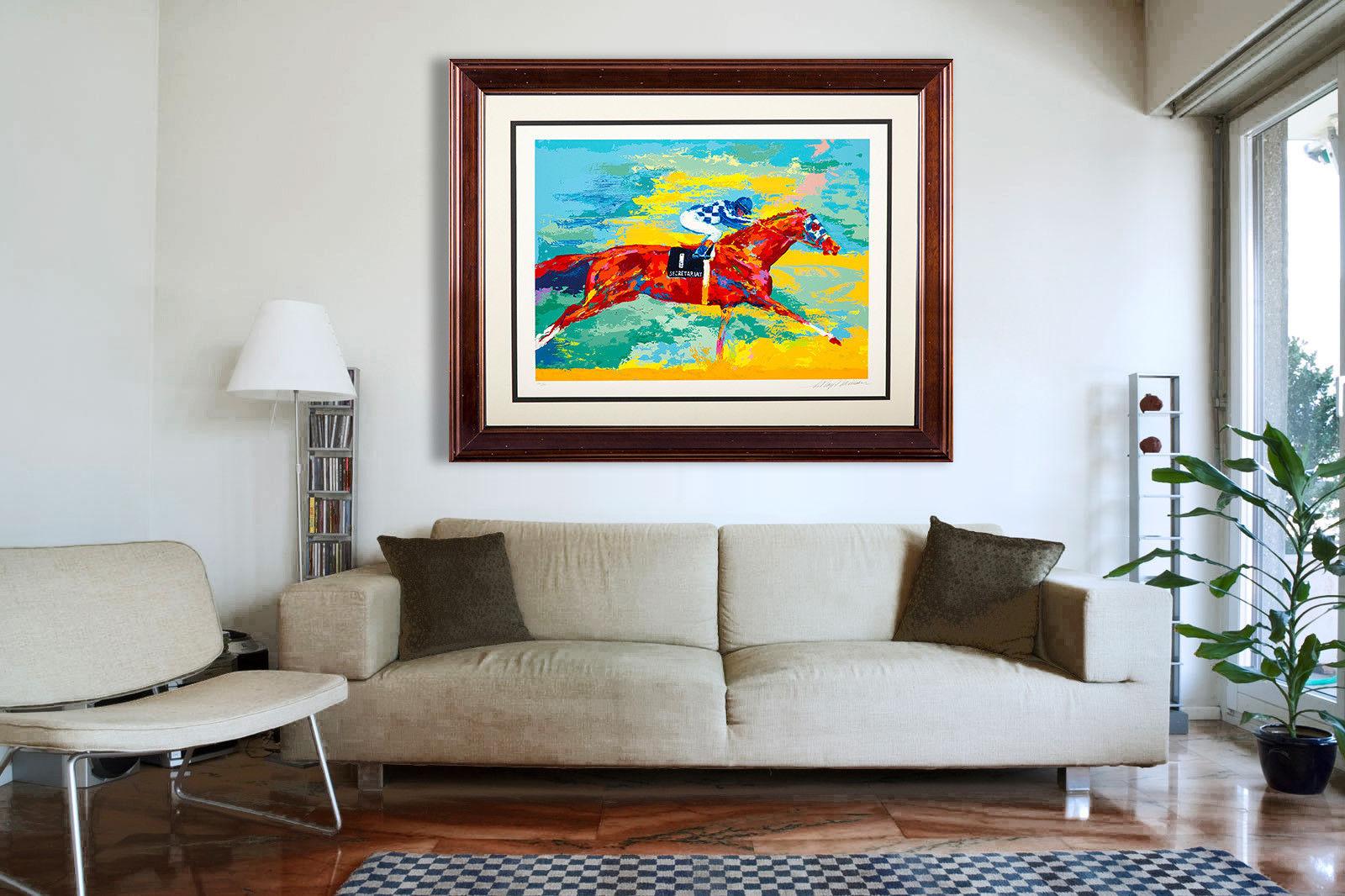 Leroy Neiman The Great Secretariat Serigraph Signed Limited Edition For Sale 5