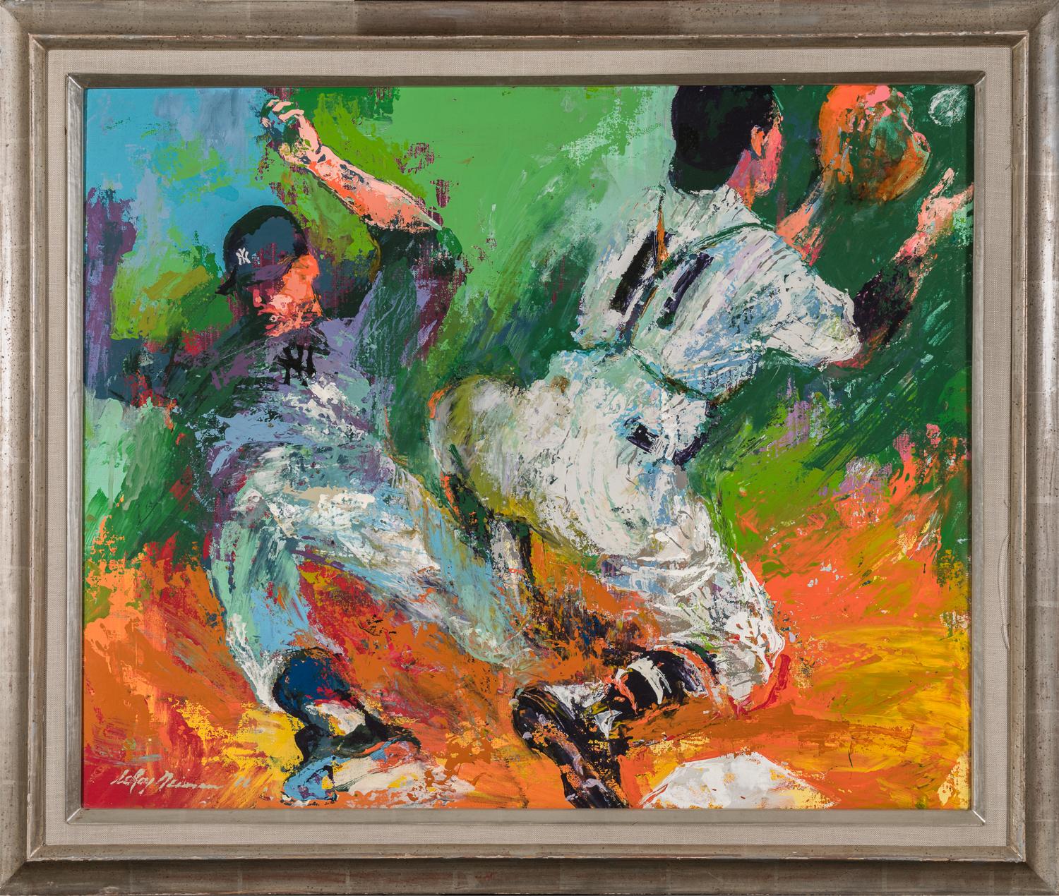 Mantle at Home - Painting by Leroy Neiman