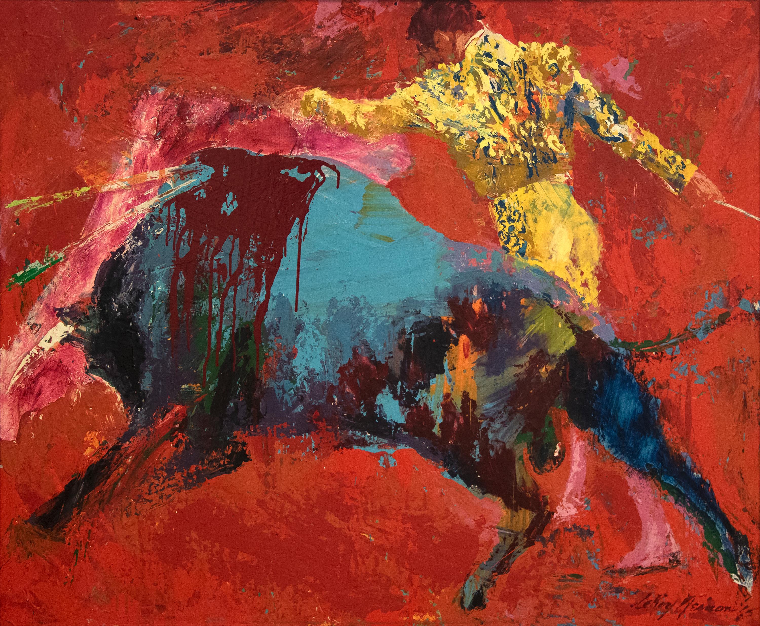 Leroy Neiman Figurative Painting - The Bull Fighter