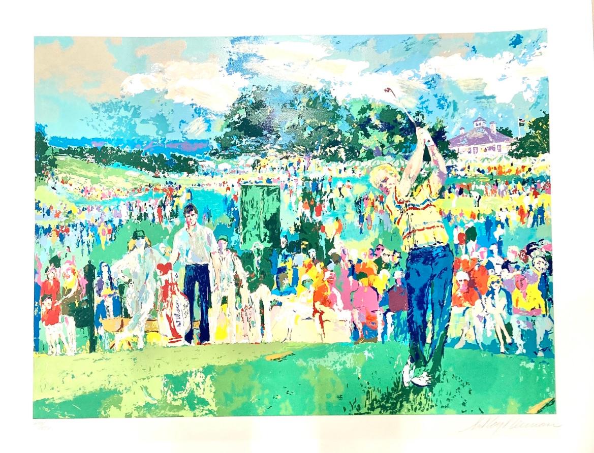 “April At Augusta, 1990” - Print by Leroy Neiman