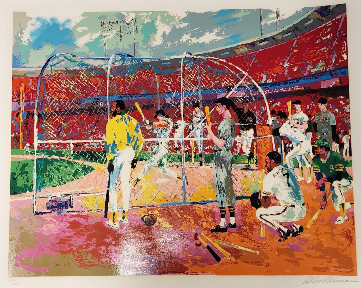 Bay Area Baseball - Print by Leroy Neiman