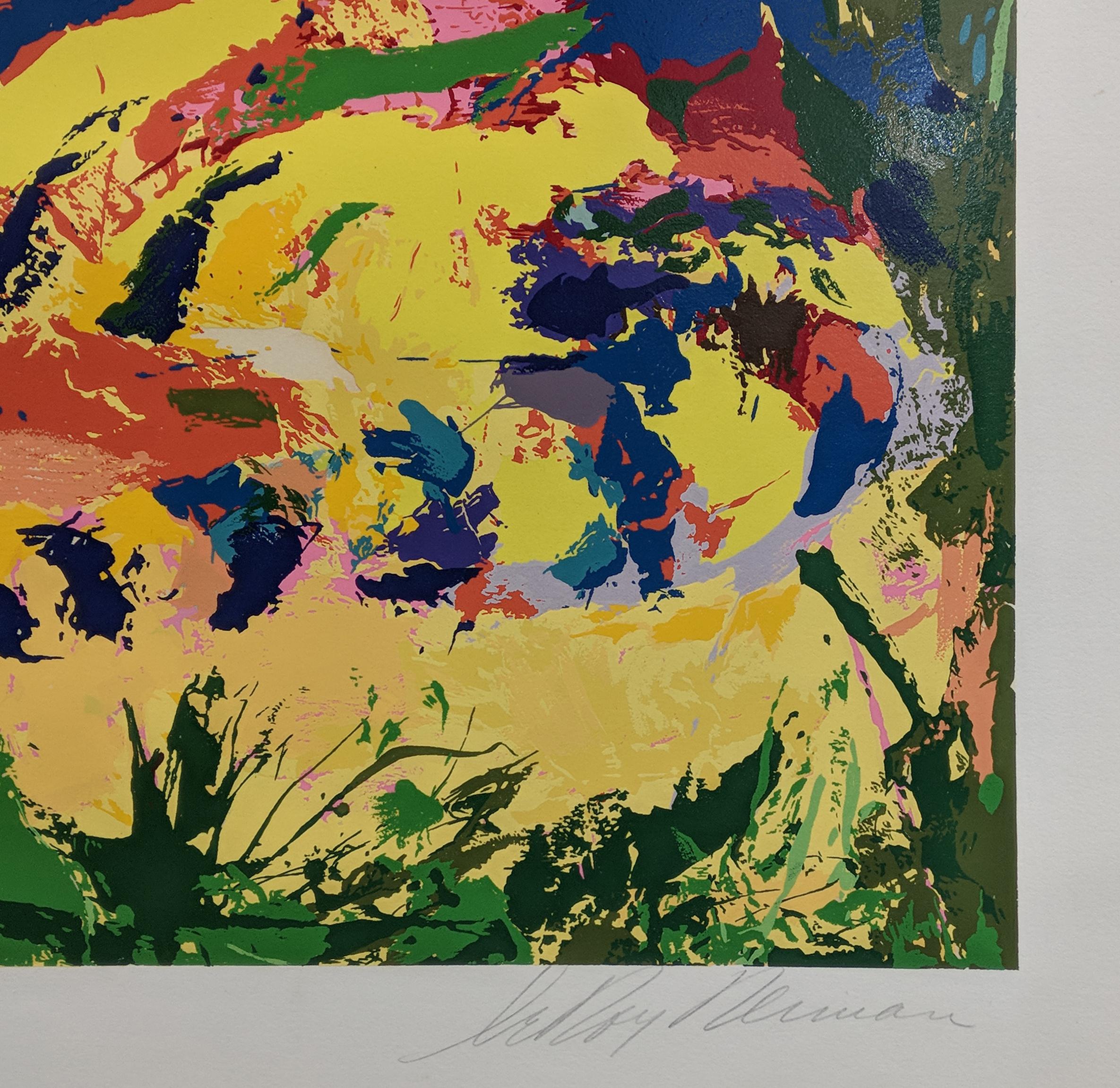 DELACROIX'S TIGER - Impressionnisme Print par Leroy Neiman