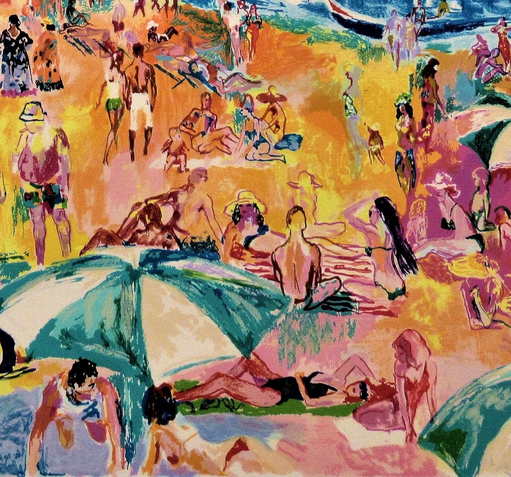 Diamond Head, Hawaii - American Modern Print by Leroy Neiman