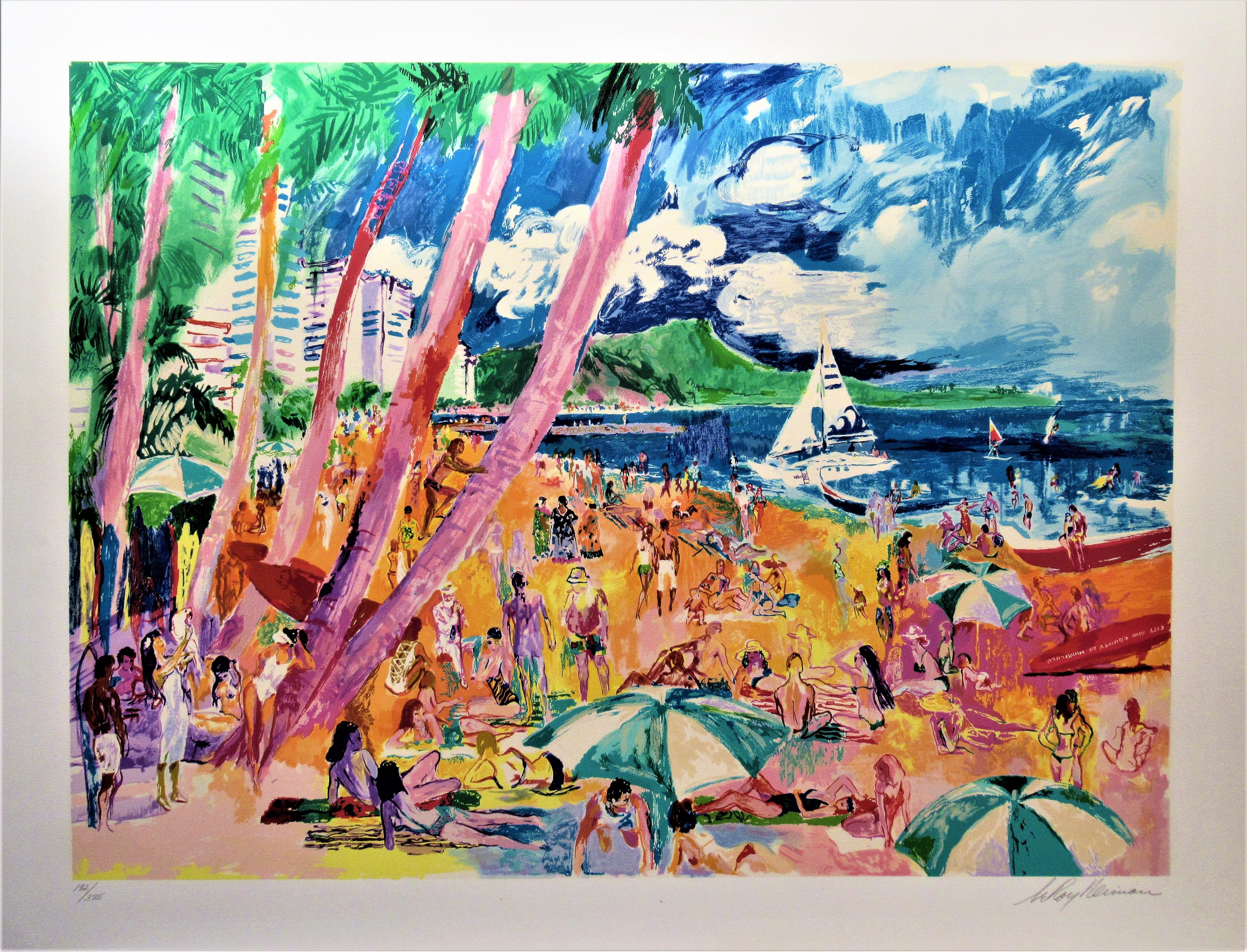 Diamond Head, Hawaii - Print by Leroy Neiman