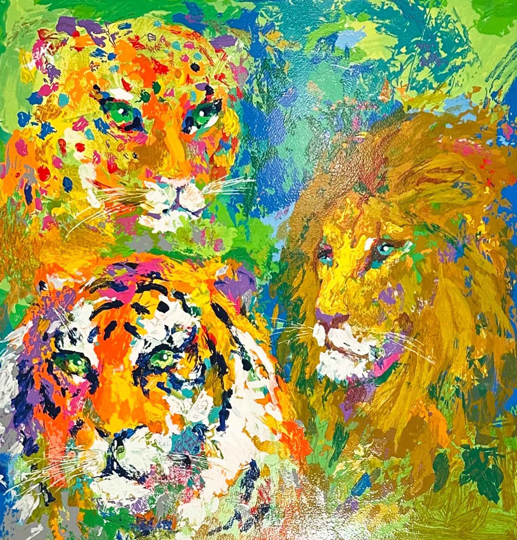 Leroy Neiman Abstract Print - Family Portrait