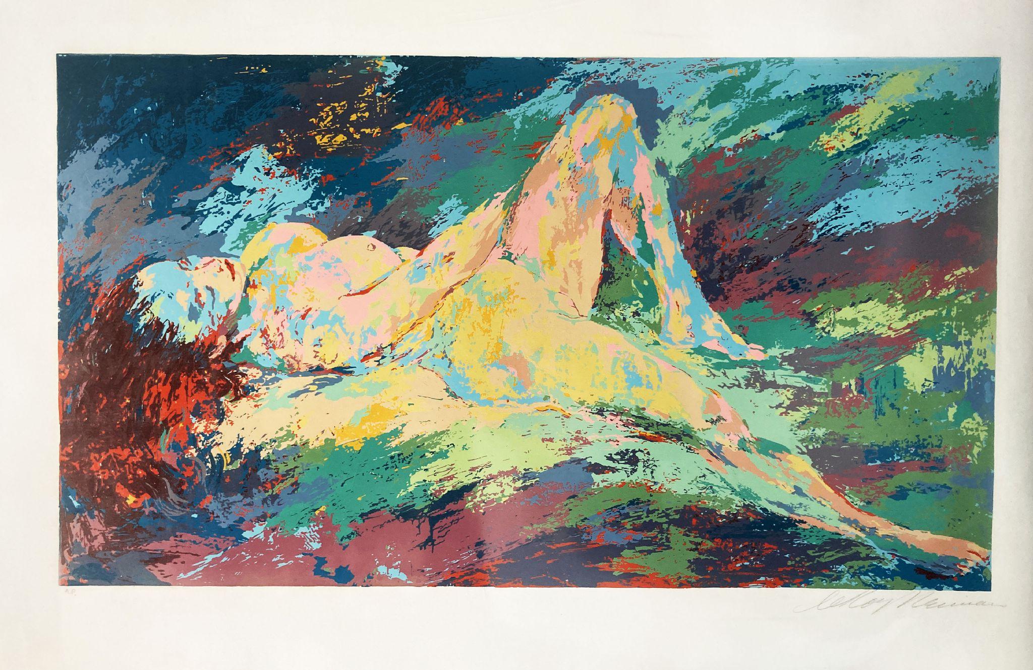 Homage to Boucher Nude - Print by Leroy Neiman