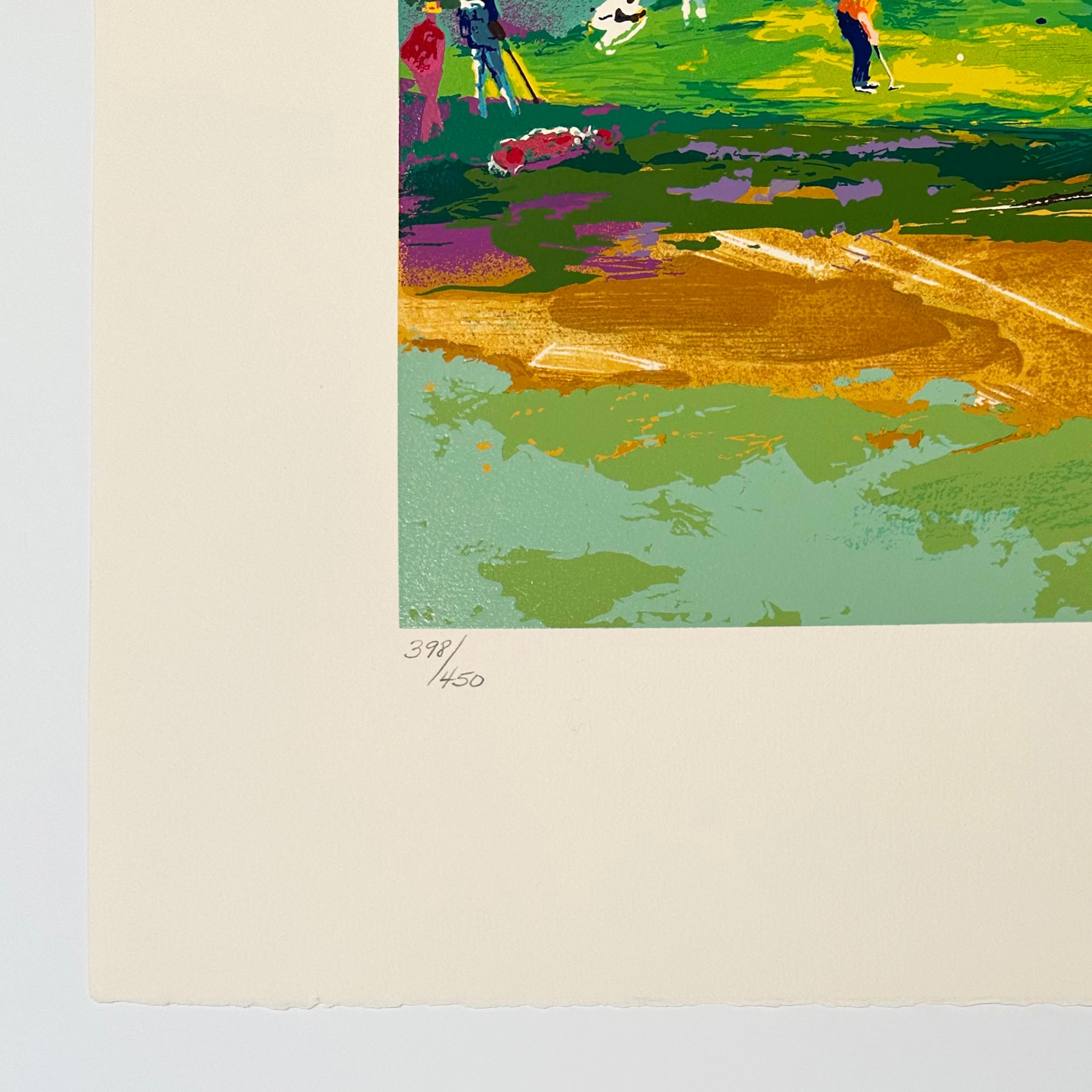 Buca di casa a Shinnecock - Landscape Print Blu di Leroy Neiman