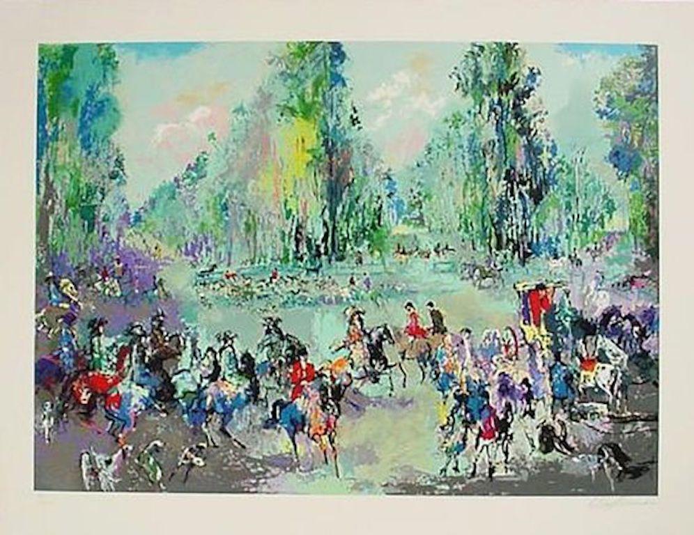 Hunt Rendez Vous - Limited Edition Serigraph by LeRoy Neiman - Print by Leroy Neiman
