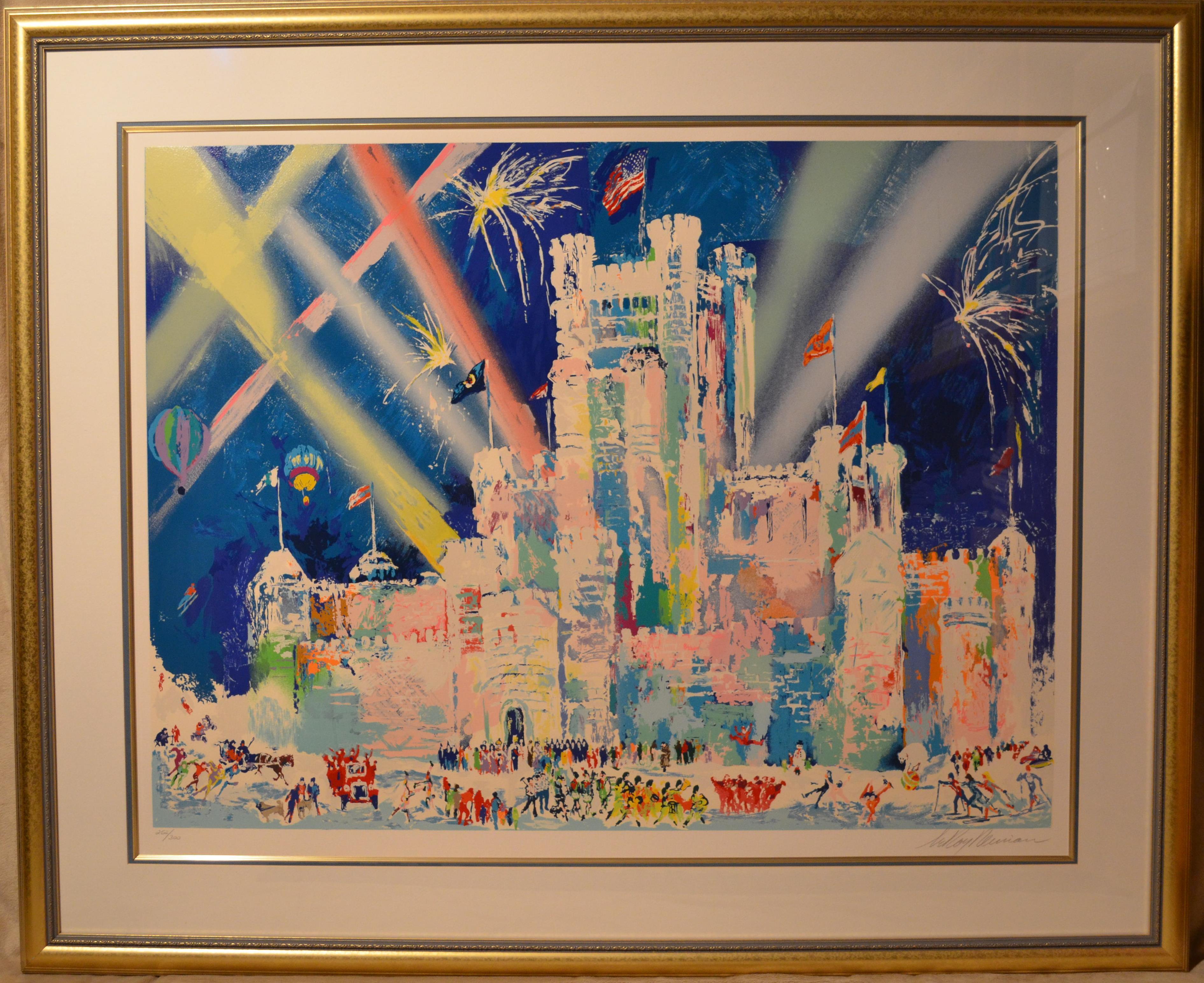 Ice Castle - Limited Edition Serigraph by LeRoy Neiman - Print by Leroy Neiman