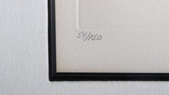 Interference, Football Color Etching by LeRoy Neiman 1972