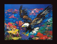 LeRoy Neiman American Bald Eagle Signed Numbered AP Serigraph