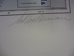 Leroy Neiman America's Cup Australia Limited Edition RARE #1/375 H/S Serigraph