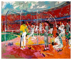 Leroy Neiman "Bay Area Baseball" Hand S/N LE Serigraph
