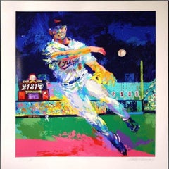 LEROY NEIMAN Cal Ripken Baltimore Orioles Double Hand Signed& Numbered Serigraph