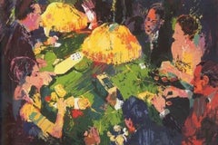 Leroy Neiman Chemin De Fer Signed and Numbered Serigraph French Baccarat