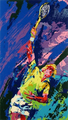 LeRoy Neiman 'Classic Serve' 1974, Signed & numbered serigraph