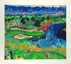 Leroy Neiman "Cove at Vintage" Golf Course H/S RARE #1/375 Serigraph