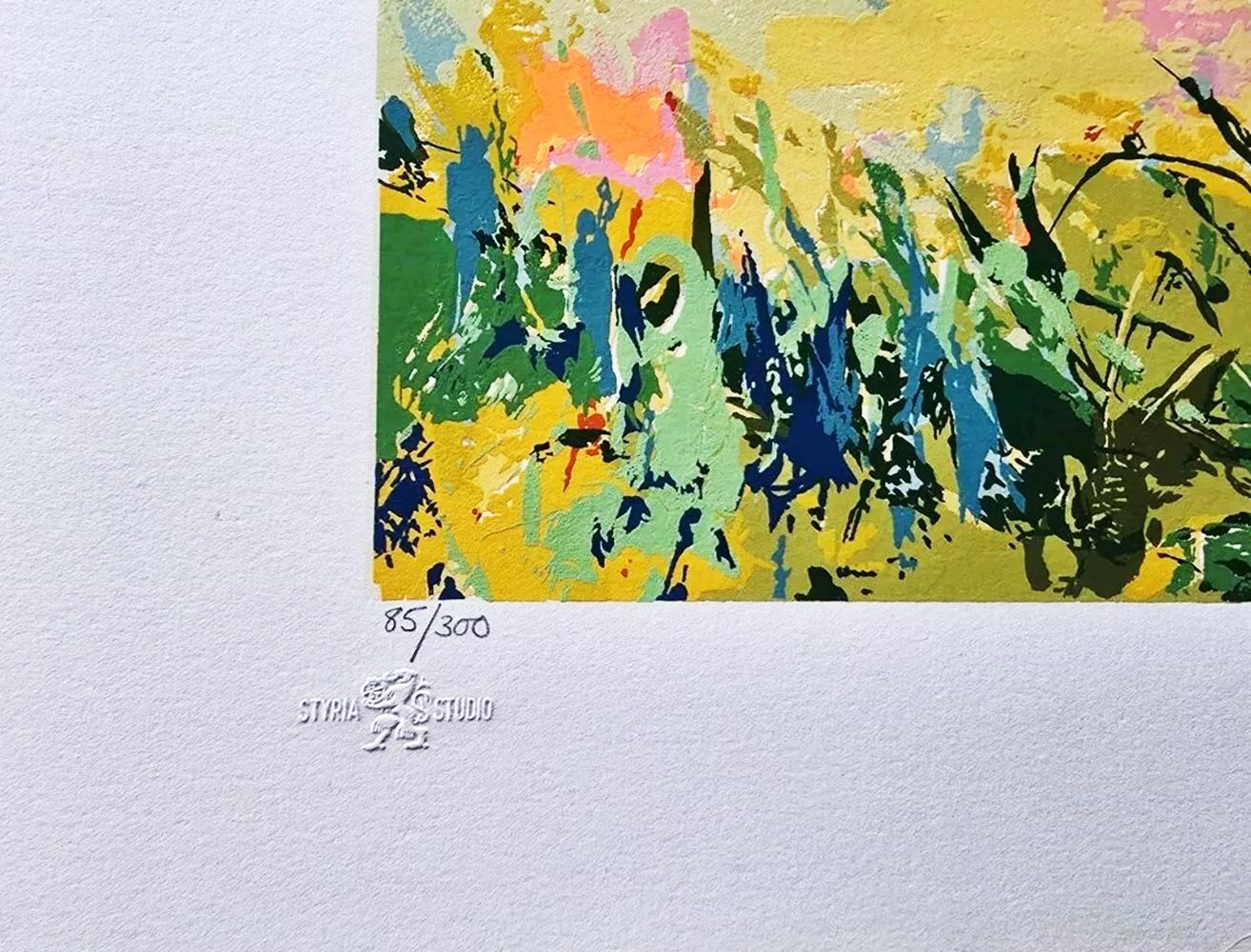 LeRoy Neiman 'Delacroix Tiger' 1977, Sérigraphie signée et numérotée - Print de Leroy Neiman