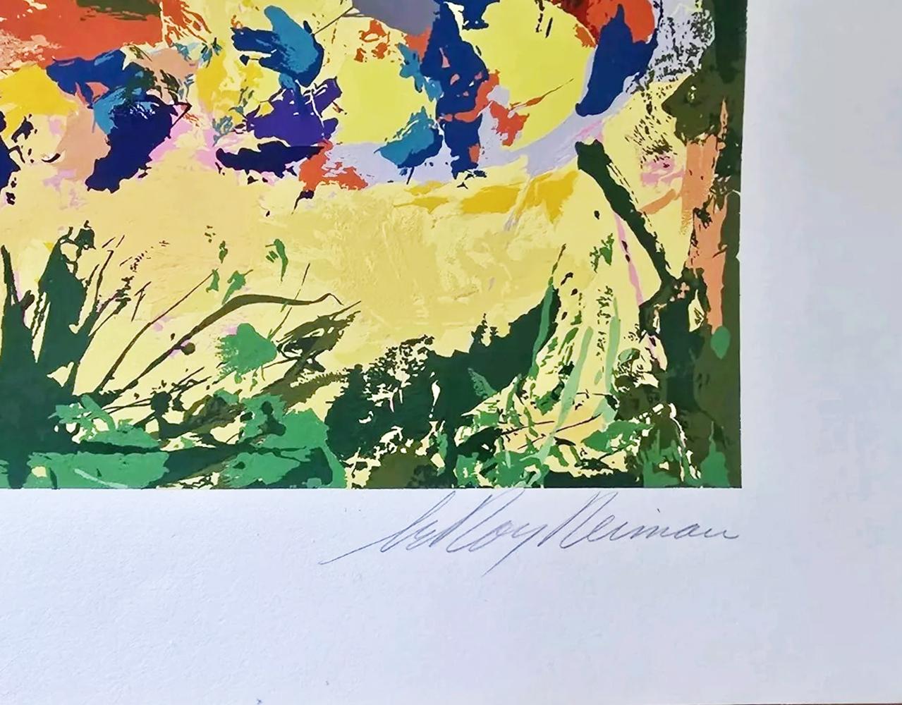 LeRoy Neiman 'Delacroix Tiger' 1977, Sérigraphie signée et numérotée - Contemporain Print par Leroy Neiman