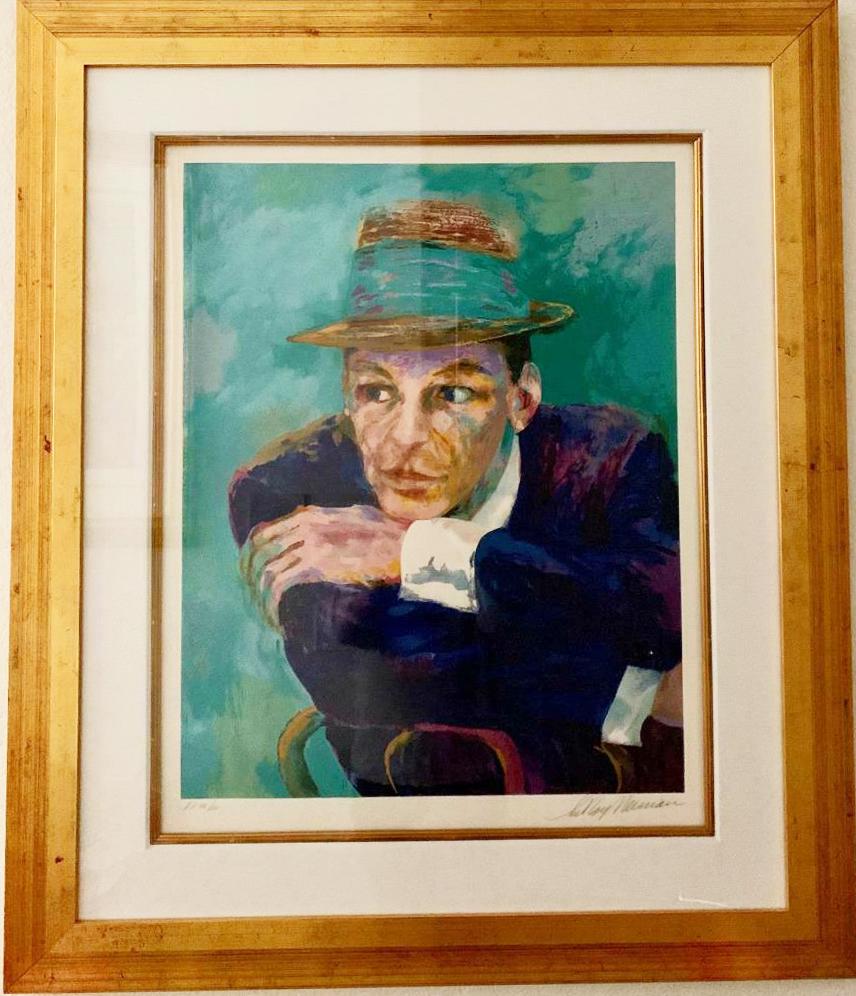 leroy neiman frank sinatra lithograph