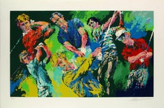 Leroy Neiman "Golf Winners" Hand signed and numbered serigraph