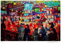 Leroy Neiman "Harry's Wall Street Bar" Hand Signed # L/E Serigraph