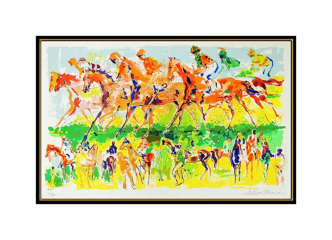leroy neiman horse racing paintings