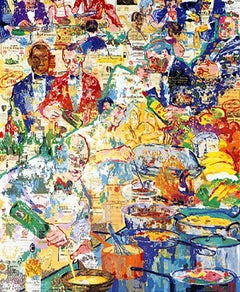 Leroy Neiman International Cuisine Hand Signed & # Serigraph