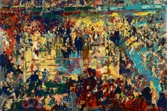 Leroy Neiman Introduction of the Champions Madison Square Garden. serigraph S/N