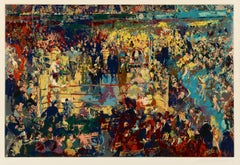 Leroy Neiman Introduction of the Champions Madison Square Garden. serigraph S/N