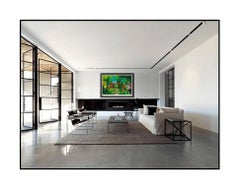 LeRoy Neiman Large Chateau Hunt Color Serigraph Horse Sports Hand Signed Artwork