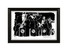 LeRoy Neiman Large Color Lithograph Jazz Suite Cotton Clad Original Signed Art