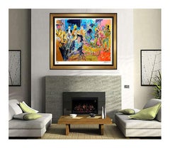 Leroy Neiman Large Original Color Serigraph Hand Signed My Fair Lady Artwork SBO
