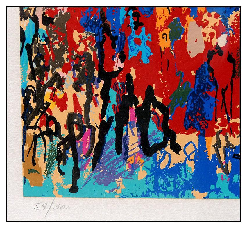 LeRoy Neiman Large & Authentic, Hand-Signed & Numbered Color Serigraph, Custom Framed and listed with the Submit Best Offer option

Accepting Offers Now:  Up for sale here we have an Extremely Rare Serigraph in Color, by LeRoy Neiman titled, 