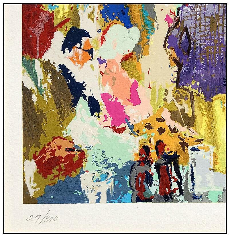 LeRoy Neiman Original Large and Authentic Color Serigraph, 