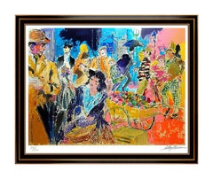 LeRoy NEIMAN My Fair Lady Large Hand Signed Color Serigraph Artwork Painting SBO