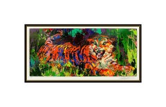 LeRoy NEIMAN Original Big Cats Color Serigraph Hand Signed Artwork Young Tiger