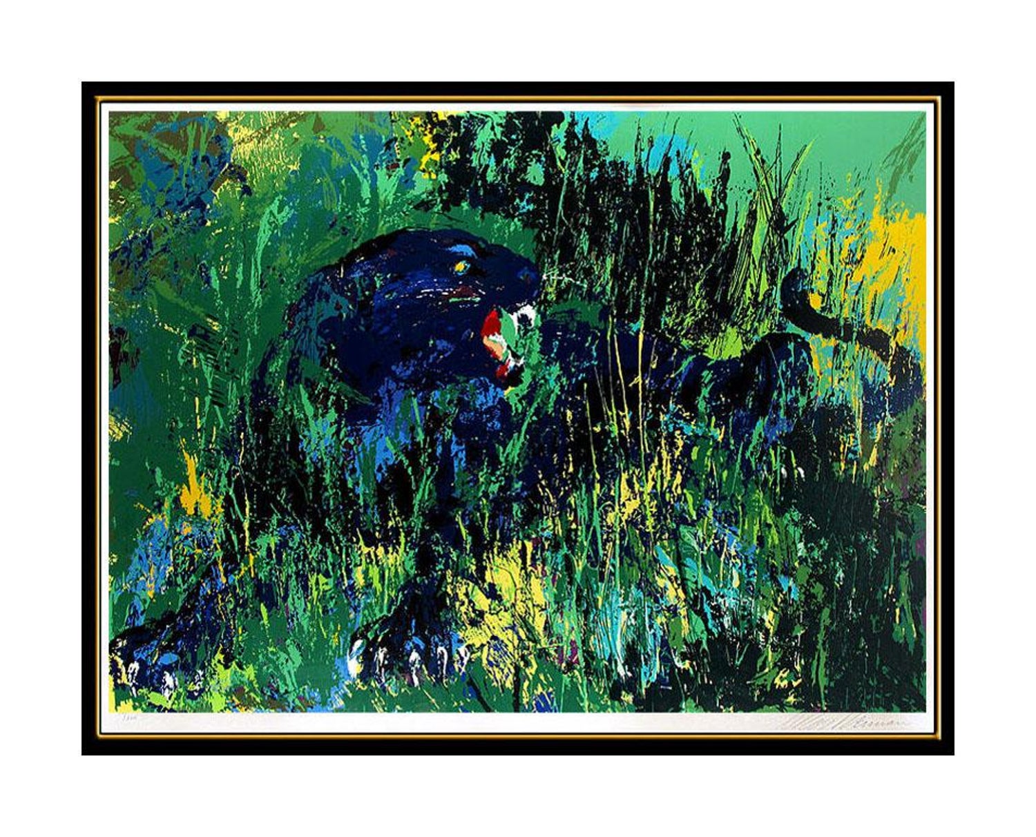 Leroy Neiman Leroy Neiman Original Signed Serigraph Black